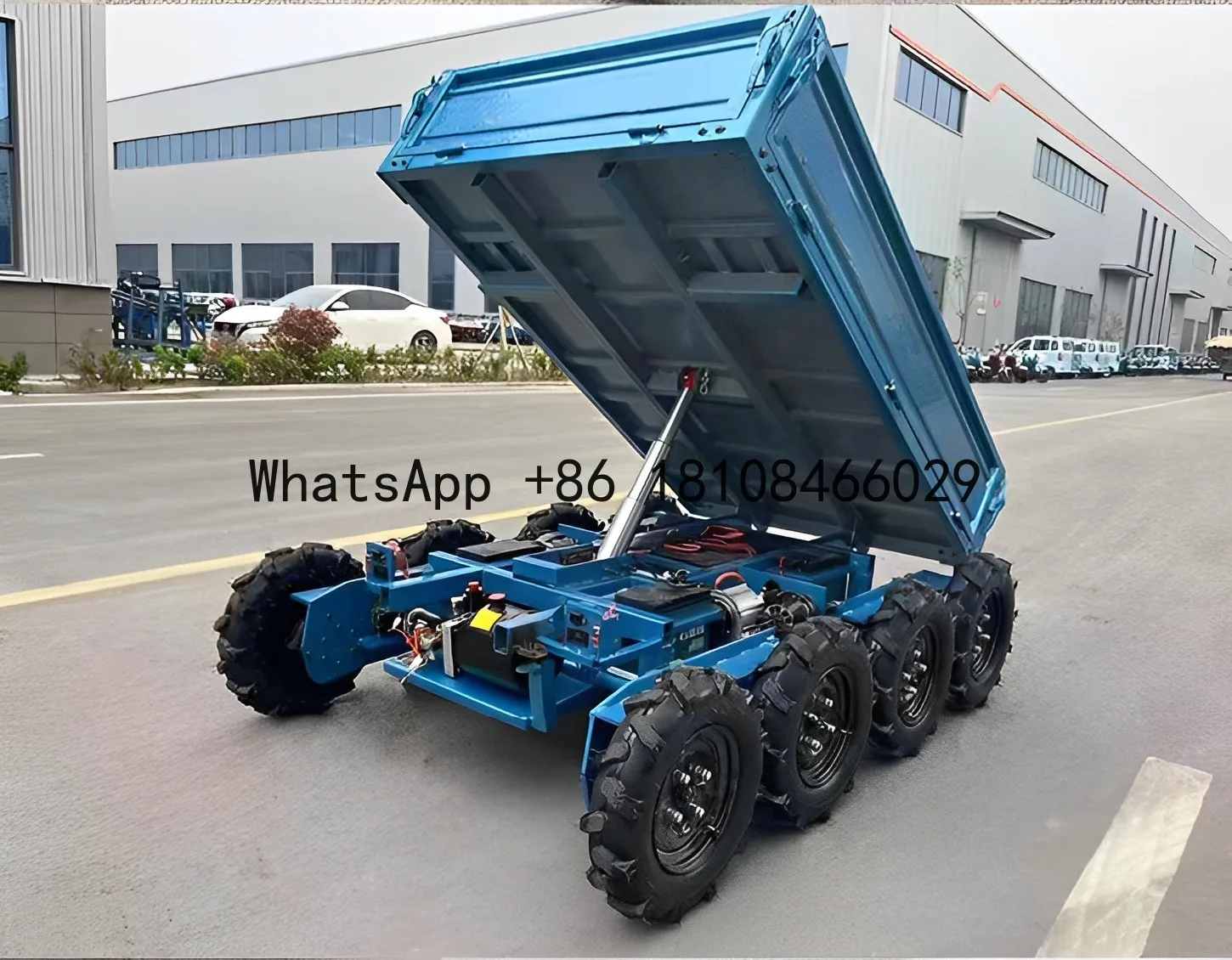 Farm Trailer Agriculture Electric Ugv Robot Trolley Carrier Vehicle