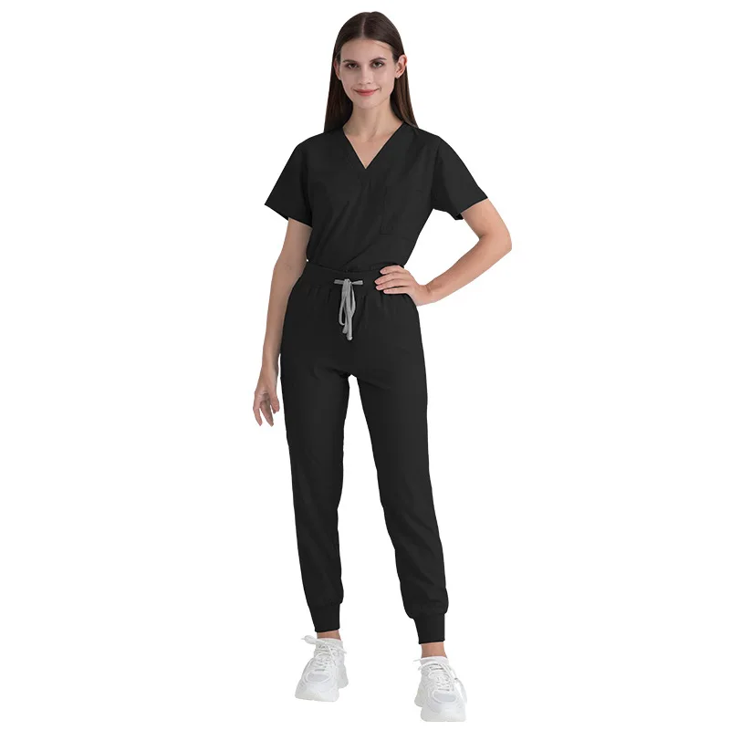 Multicolor Unisex Short Sleeved Pharmacy Nurse Uniform Hospital Doctor Workwear Oral Dental Surgery Uniforms Medical Scrubs Sets