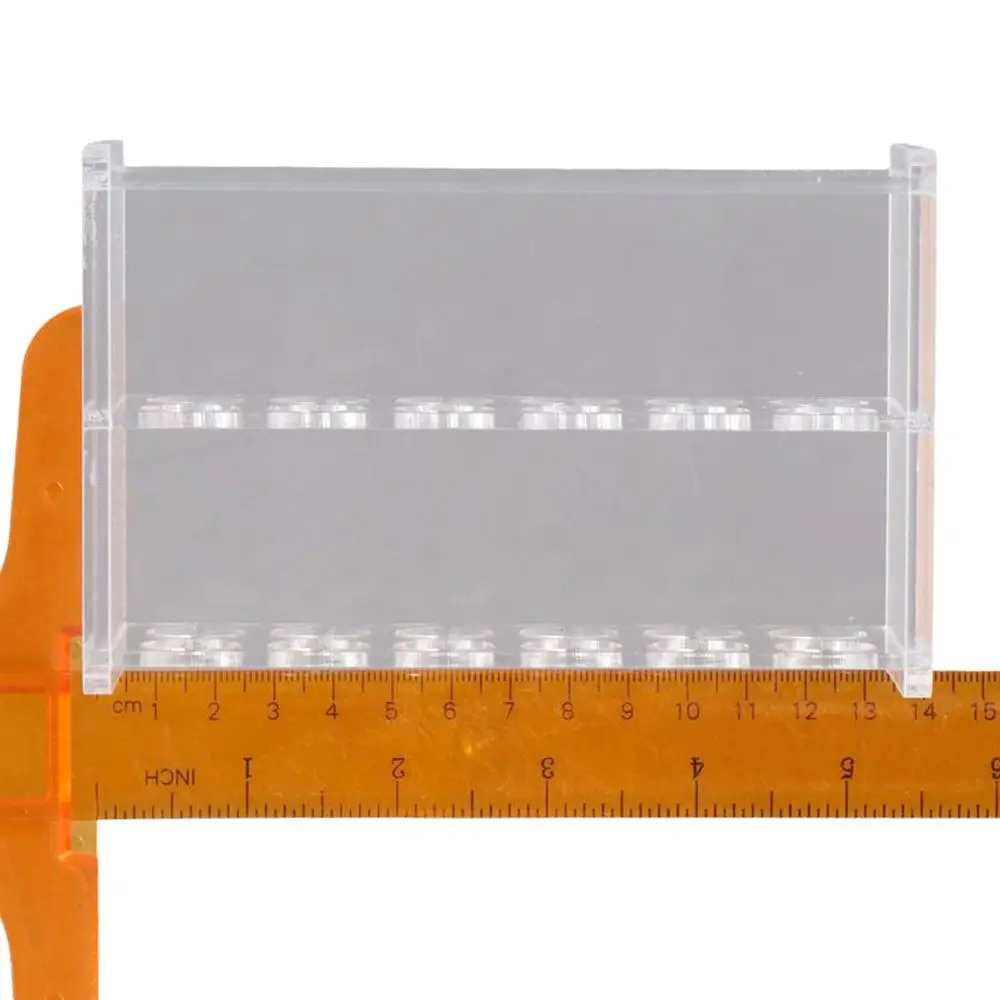 Strong Structure 10ml Test Tube Rack Holder 6 holes Acrylic Lab Stand Clear 16mm Centrifuge Tubes Rack Tubes