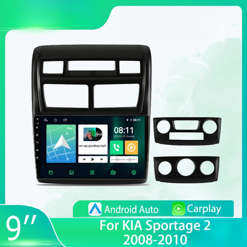 

For KlA Sportage 2 08-10 Car Multimedia Player Android Car Player GPS WIFI Carplay 4G Car Radio Navigation Stereo Car Electron
