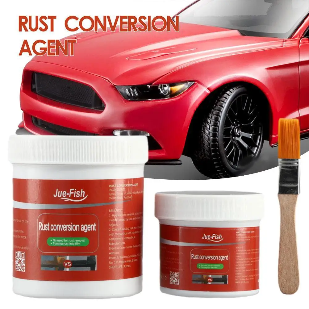 300g Multi-purpose Metal Rust Remover Water-based Paint Conversion Agent Primer Metal Renovation Anti-rust Rayhong Rust Car X6N6