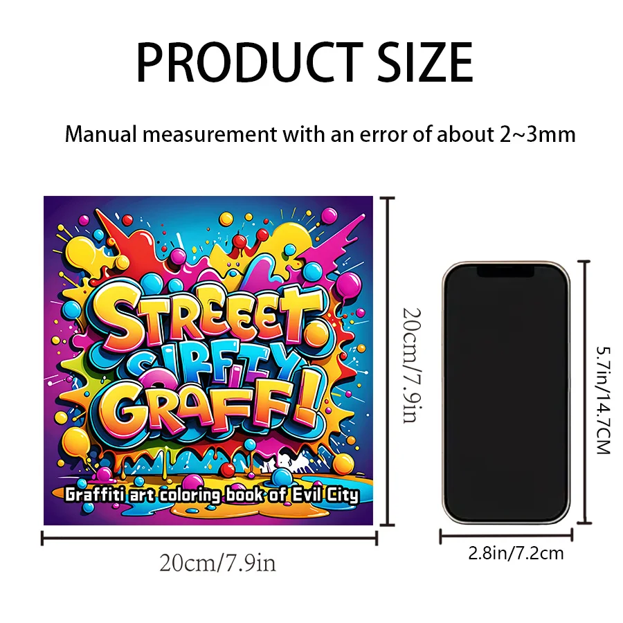 Colored Pencil Wonderful Graffiti Colouring Book Adult Picture Book Original Design