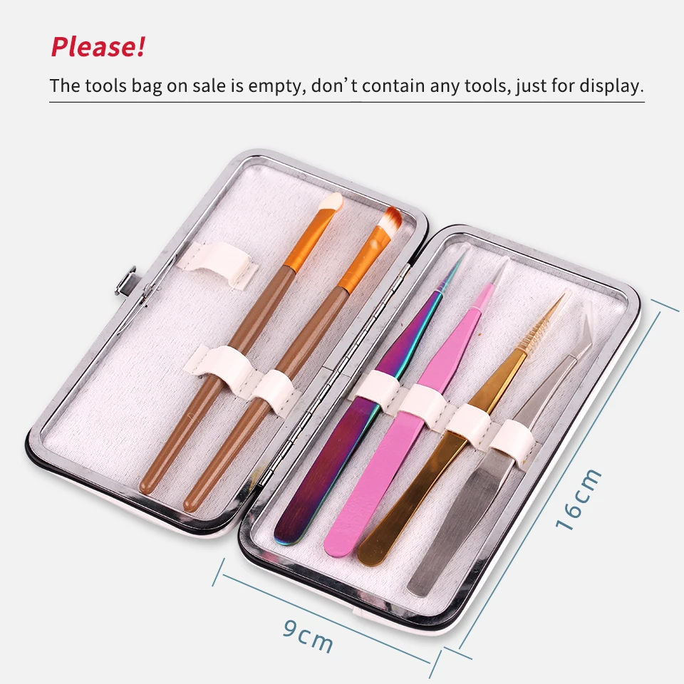 NEWCOME 8 Löcher Pinzette Lagerung Box mit Abdeckung Wimpern Pinzette Pinsel Halter Acryl Bequem Organizer Rank für Make-Up-Tool