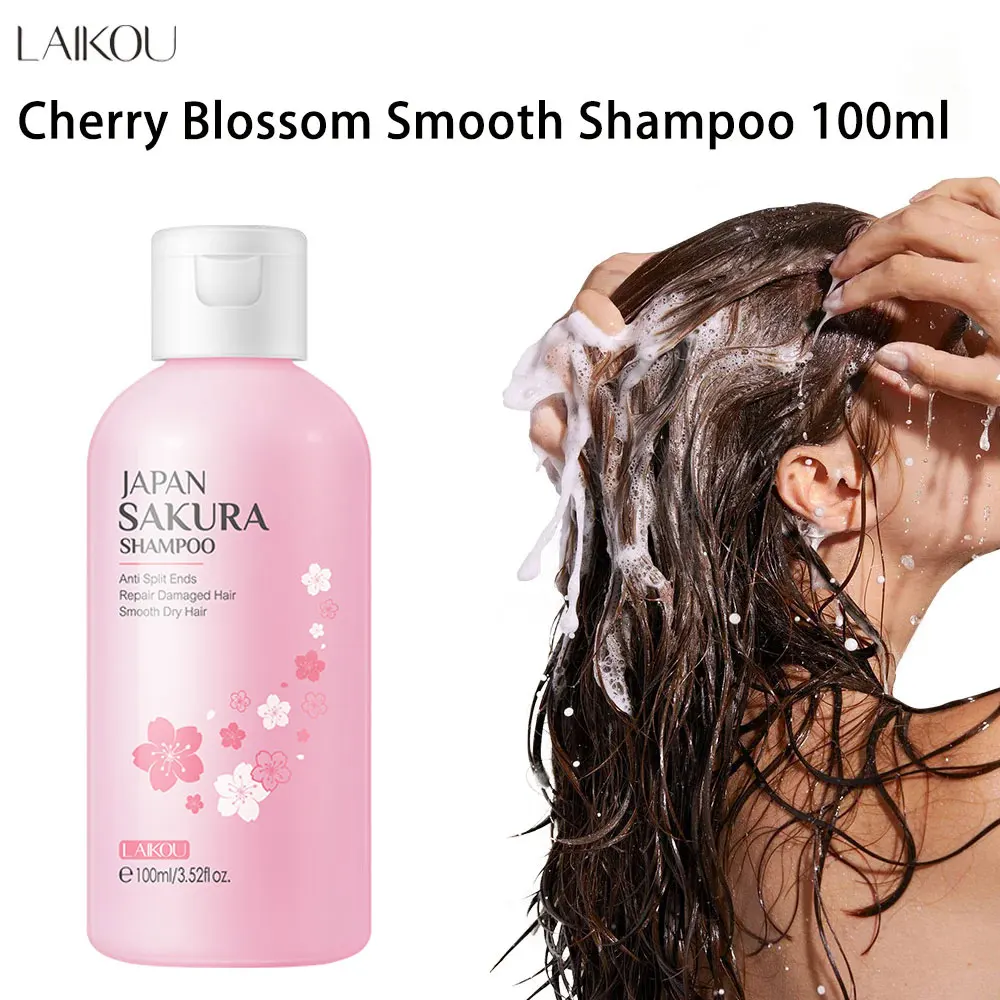 LAIKOU Sakura Shampoo Hair Moisturizing Nourishing Repair Damaged  Anti Dandruff Oil Control Shampoos Cleansing Care