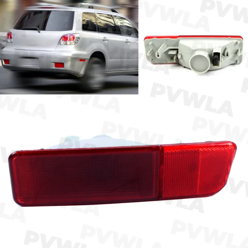 For Mitsubishi Outlander 2003 2004 2005 2006 1Pc Right Side Rear Bumper Reflector Light MN150520