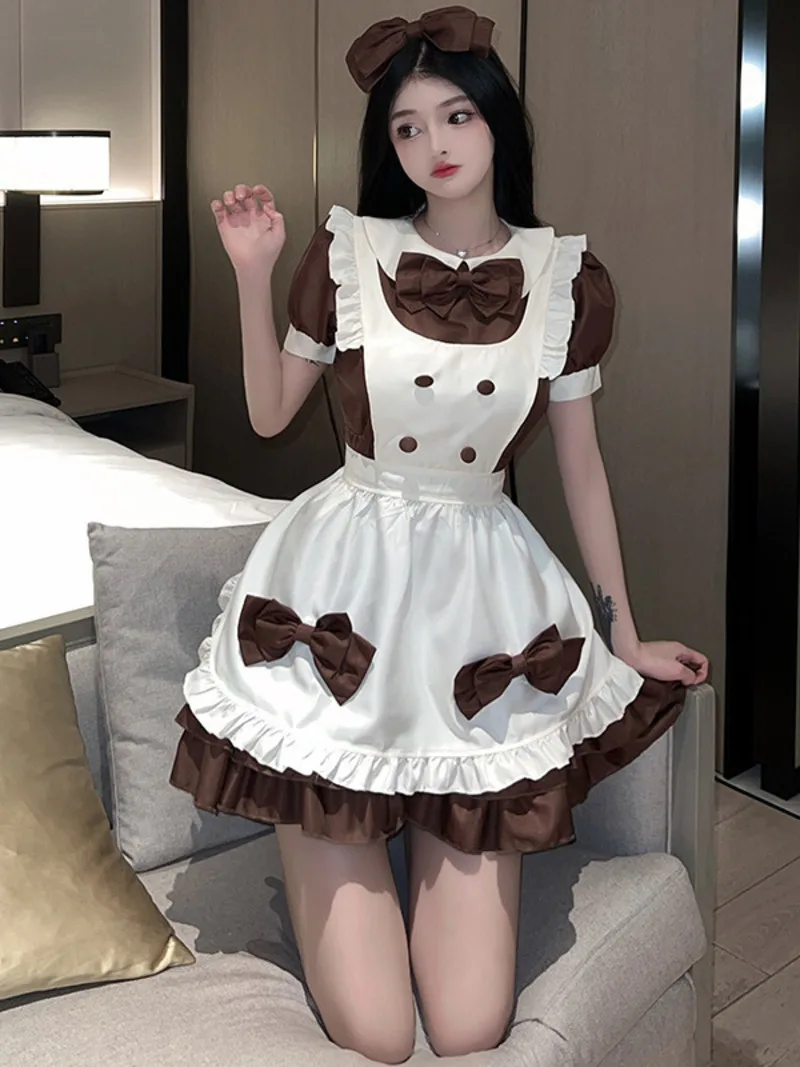 

Lolita Soft Maid Girl Christmas Dress Elegant Cosplay Anime Cream Sweetheart Cafe Fashion Sweet Women Tops 2023 New G8CV