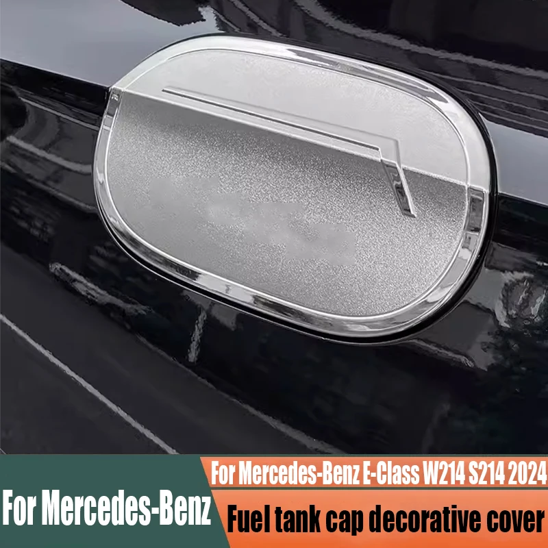 

For Mercedes-Benz E-Class W214 S214 2024 fuel tank cap decorative cover ABS material car exterior decoration accessories
