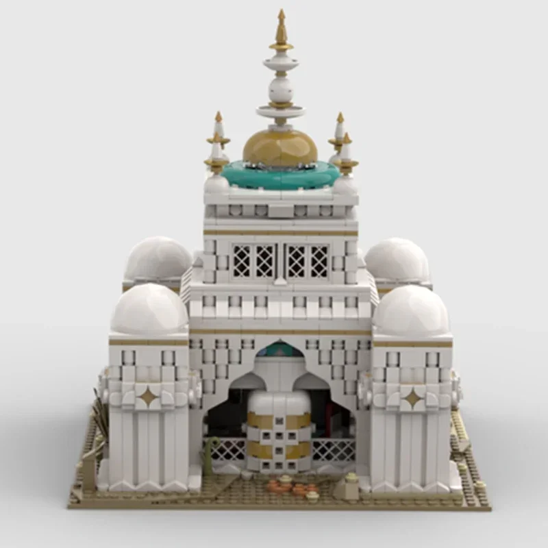 Moc Building Blocks Famous Classic Model Arabian Temple Technical Bricks DIY Assembly Construction Toys For Childr Holiday Gifts