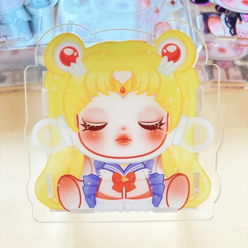 10*10cm storage box Nana Girl New style Pen holder Stationery Box Makeup Drum Acrylic Products Gift to Friends Exquisite Gift OU