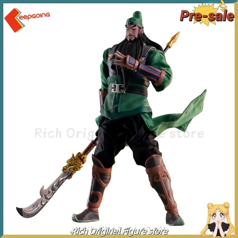 

【Pre Sale】Original KEEPGOING Romance of Three Kingdoms 1/12 Moving Dressing Doll Guandi-Hanshouting Hou” Guan Yunchang-Guan Y