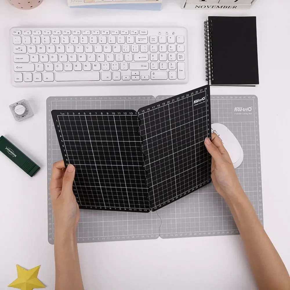 طوي A3 PVC قطع حصيرة على الوجهين المحمولة الحرفية قطع المجلس سهلة التخزين DIY بها بنفسك ورقة النقش خليط أدوات #4