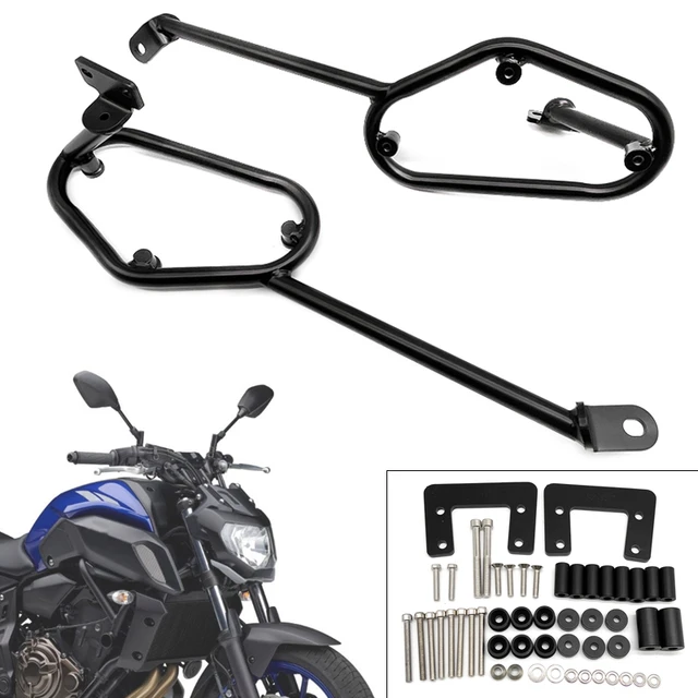For Yamaha MT 07 FZ 07 2018 2023 Motorcycle Saddlebag Side Support Bar Mount Bracket MT07 FZ07 Accessories Sides Saddle Bag Rack AliExpress