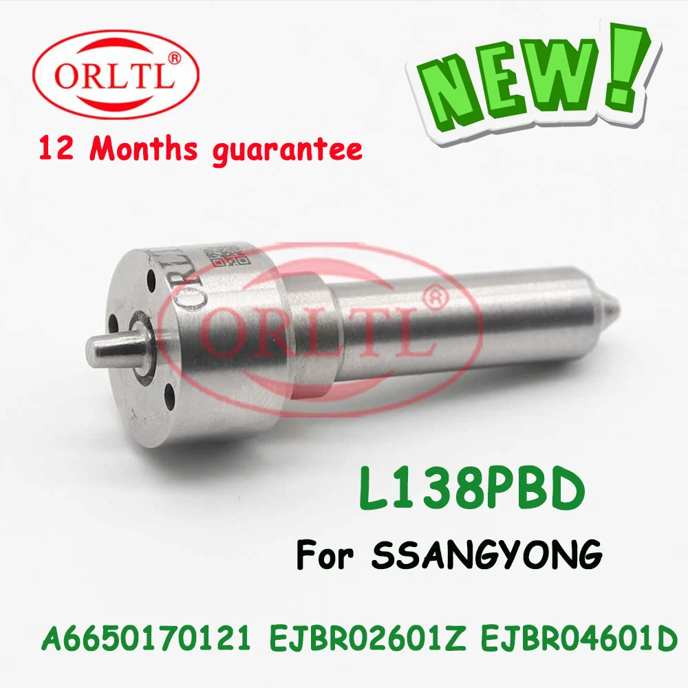 

ORLTL L138 PBD Auto Engine Nozzle L138PBD Diesel Fuel Injector Nozzle Sprayer For SSANGYONG Rexton Kyron EJBR02601Z EJBR04601D