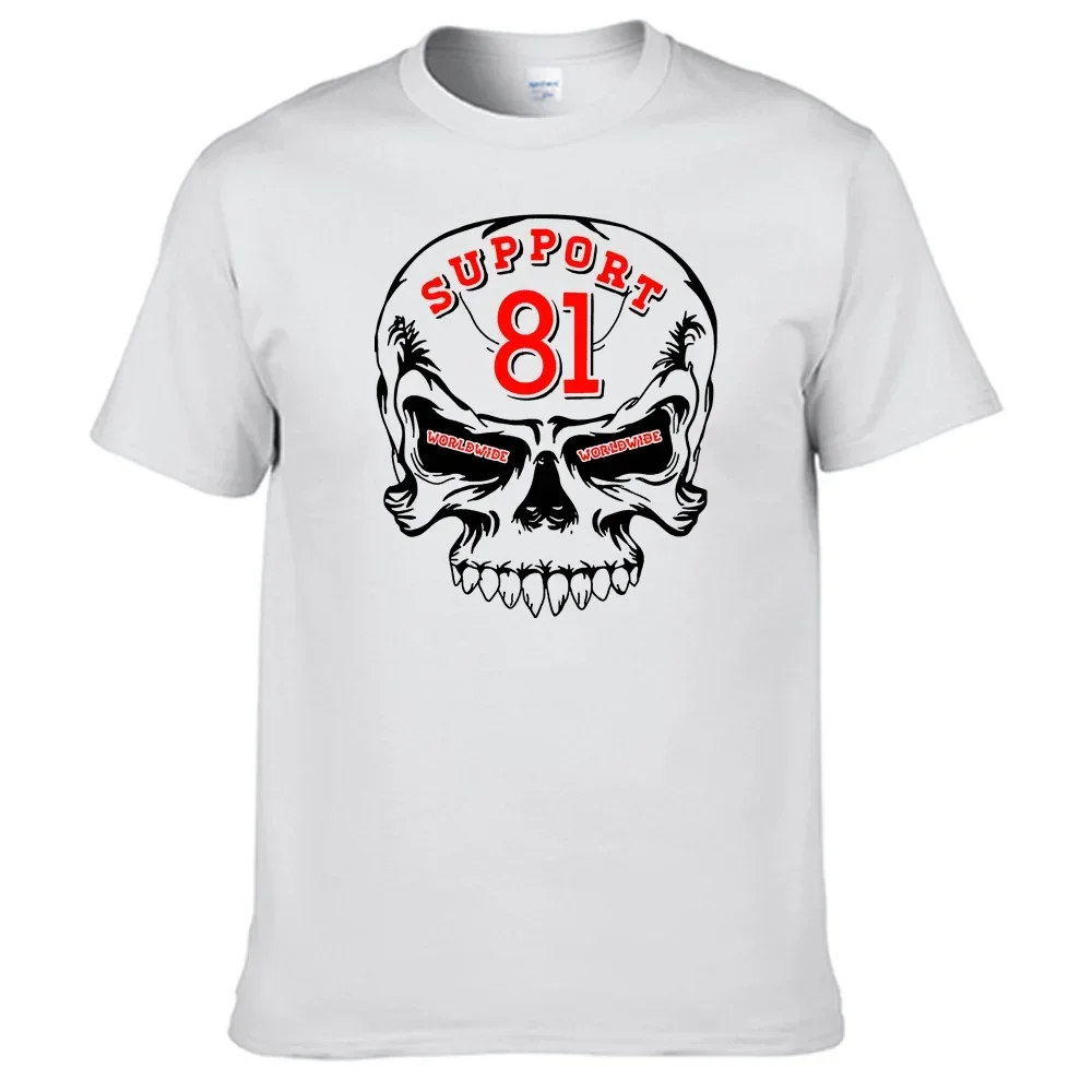 Support 81 Hells Angels T Shirt 100% Cotton Top Sales Shirt N10