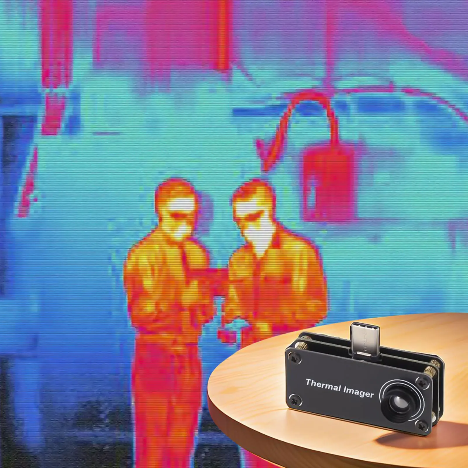 

Infrared Camera Type-C Infrared Thermal Imaging Camera Center Temperature Color Palette Scheme For Industrial Inspection