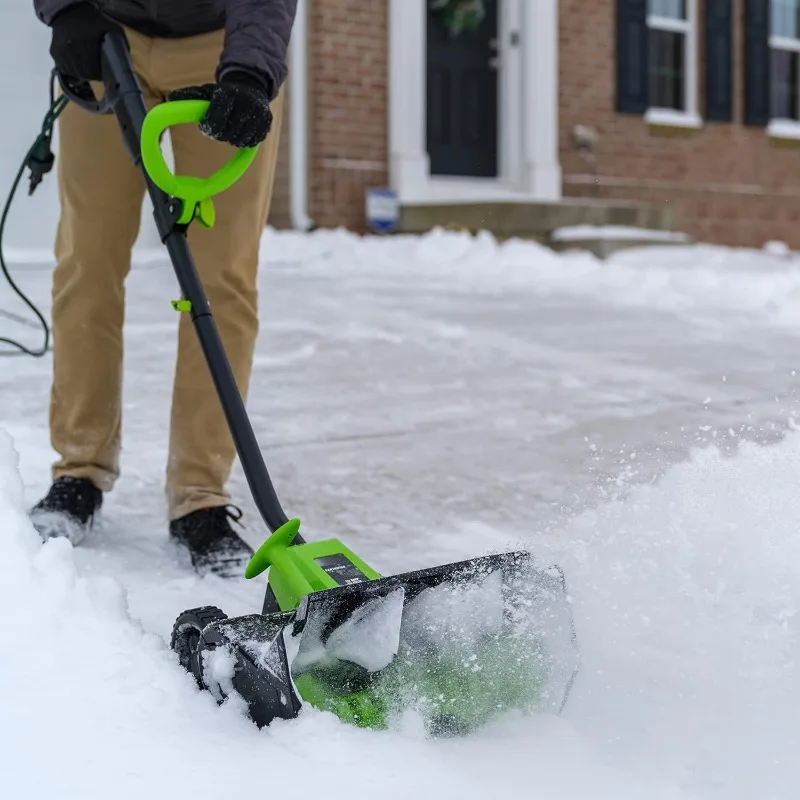 Earthwise Power Tools by ALM SN71012 10-Amp 12-Inch Corded Snow Shovel, Black