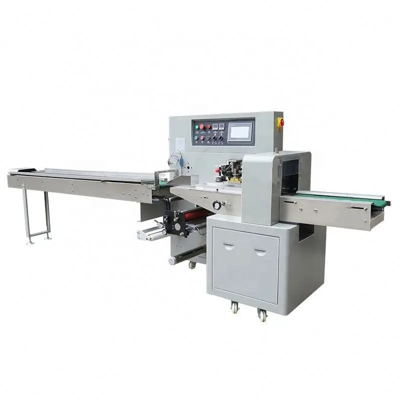 Factory Good Price Model 350 PLC High Productivity Flow/Pillow Packing Machine for Toilet Soap Bar Film Bag Wrapping