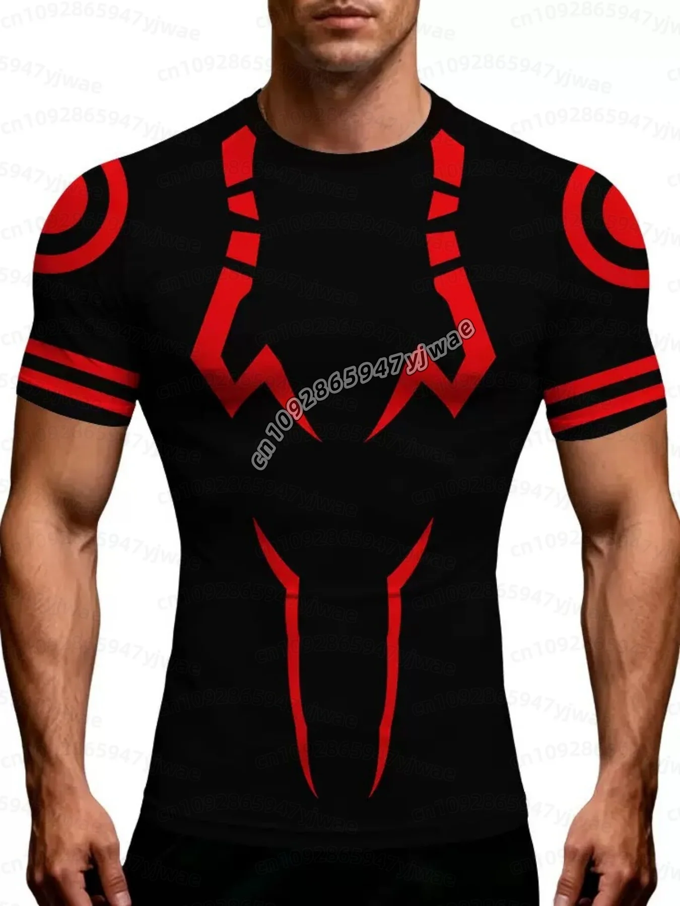 26 Summer Men's Women Anime Jujutsu Kaisen Satoru Gojo Round Neck Summer Plus Size Casual Men's GYM  T-Shirt Men Clothing