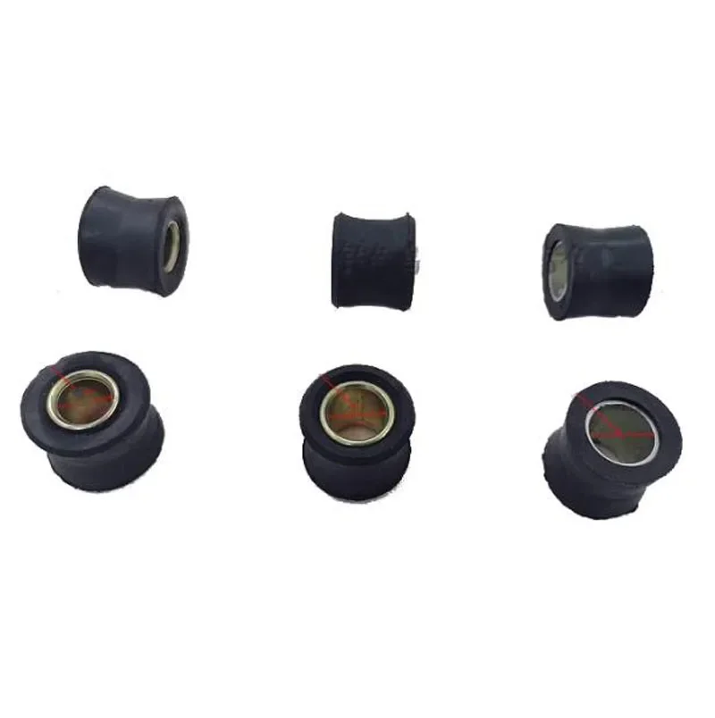 Imagem -05 - Rear Shock Absorber Rubber Sleeve Almofada Anel de Borracha Motocicleta Bucha Scooter Elétrica 10 mm 12 mm 14 mm Pcs