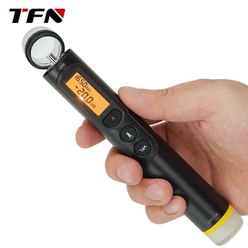 TFN V10T 10KM OPM Fiber Optical Power Meter Visual Fault Locator VFL Optic Fiber Tester