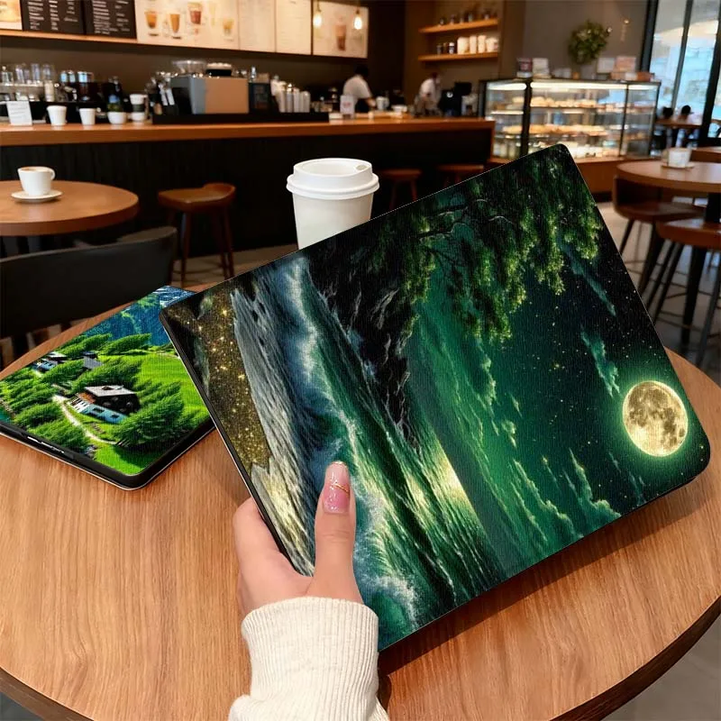 

Чехол для планшета Alpine Mountain House Meadow Gift для Samsung Galaxy Tab S10 S9 S8 S7 Lite FE Plus с защитой от царапин и подставкой для стилуса
