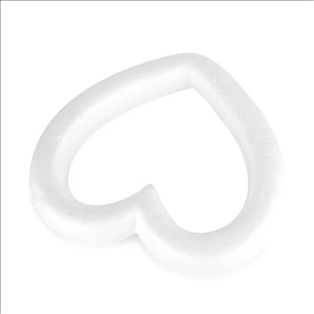 Wedding Valentine\'s Day Foam Ball White Hollow Heart Ornament Crafts Heart-shaped For DIY Christmas Party Decoration Supplies