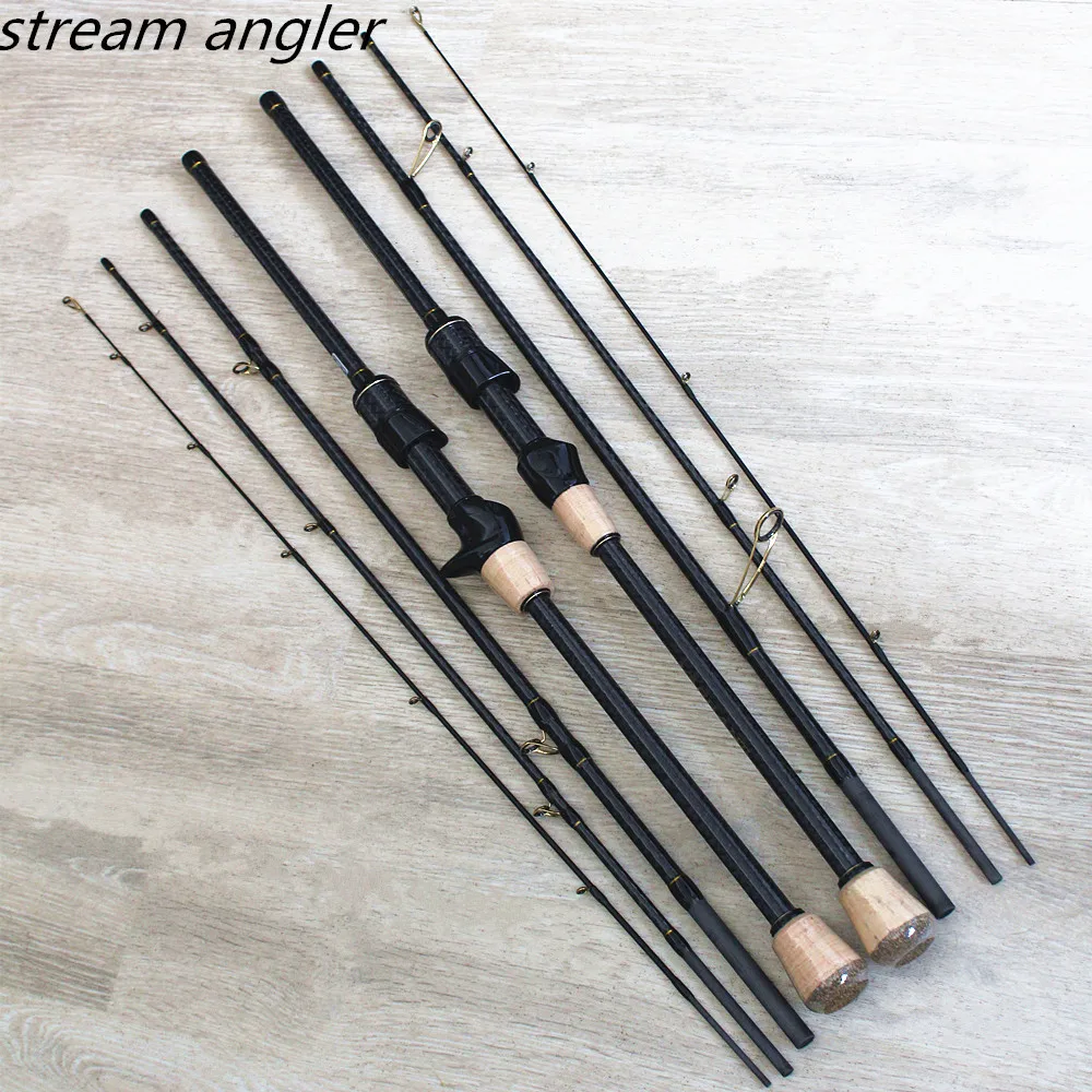 

Trout Lure Rod L Fast Action Convenient To Carry 53CM High Carbon Fishing Rods Stream Angler 4 Section