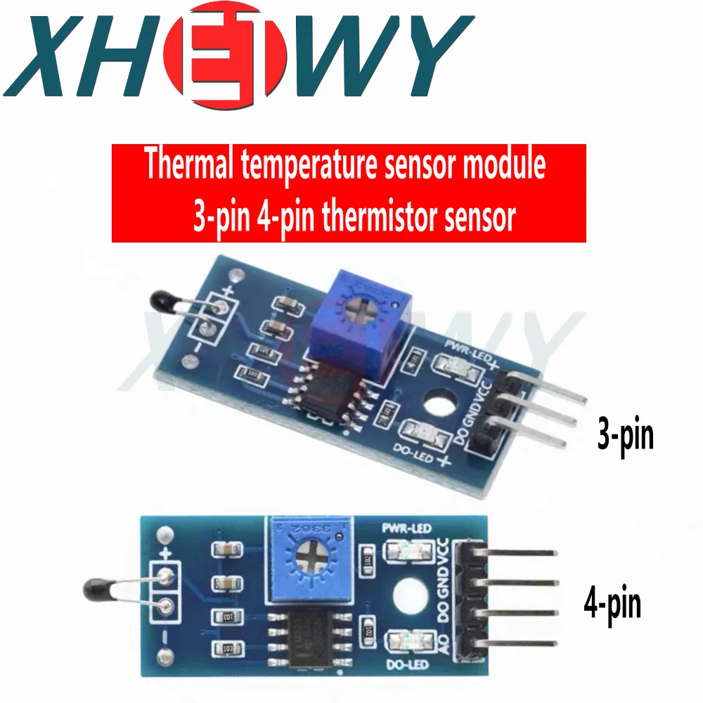 3-pin 4-pin thermal sensor temperature sensor module thermistor thermal sensor 3/4 wire system