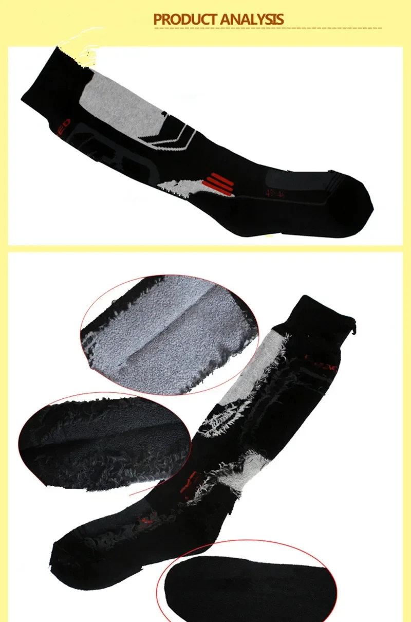 Winter Thermische Skisokken Dikker Warme Sport Snowboarden Fietsen Skiën Wandelsokken Beenwarmer voor Heren Dames