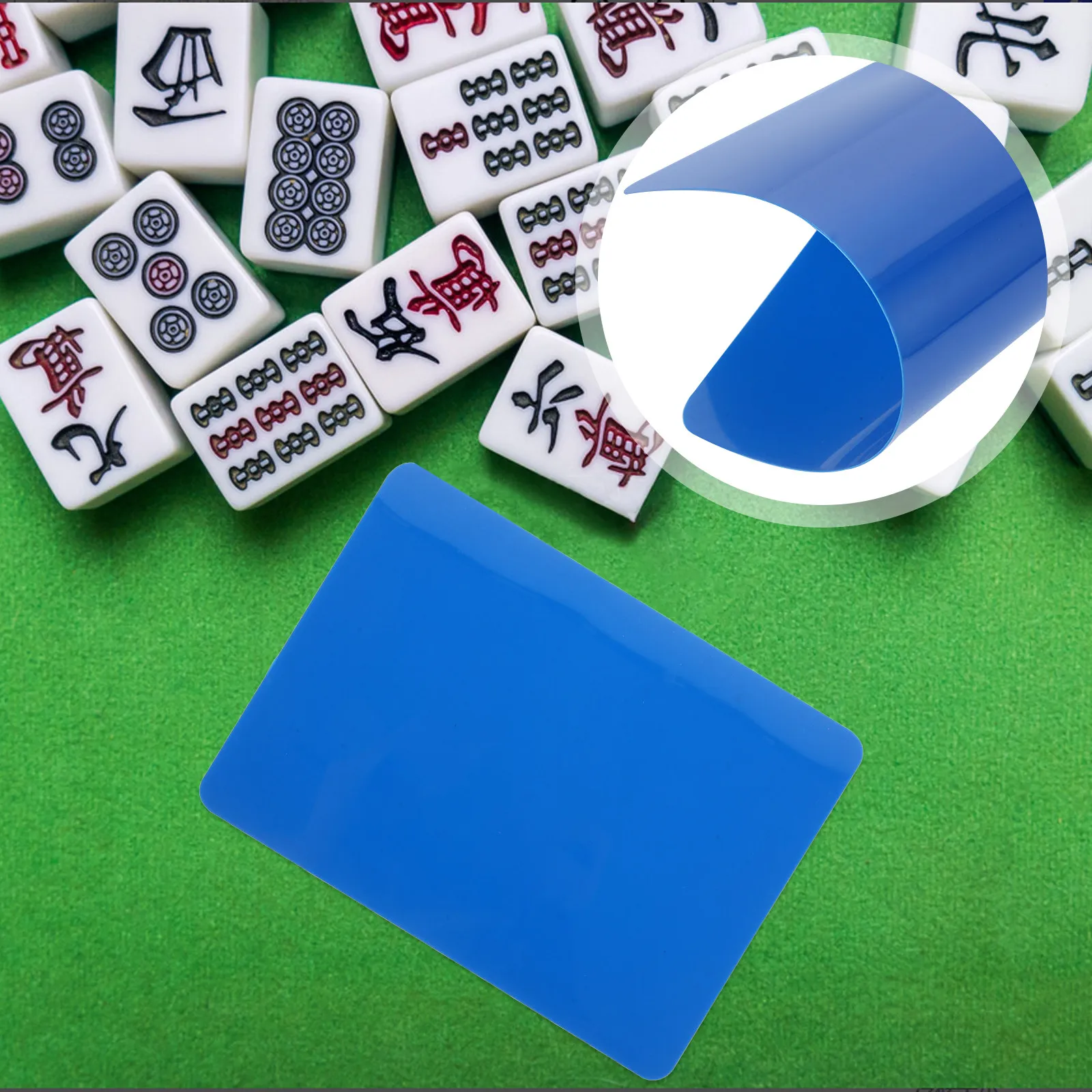 8Pcs Mahjong Tile Shuffling Machine with Push Function Compact Portable Automatic Tile Mixer for Enthusiasts Players and