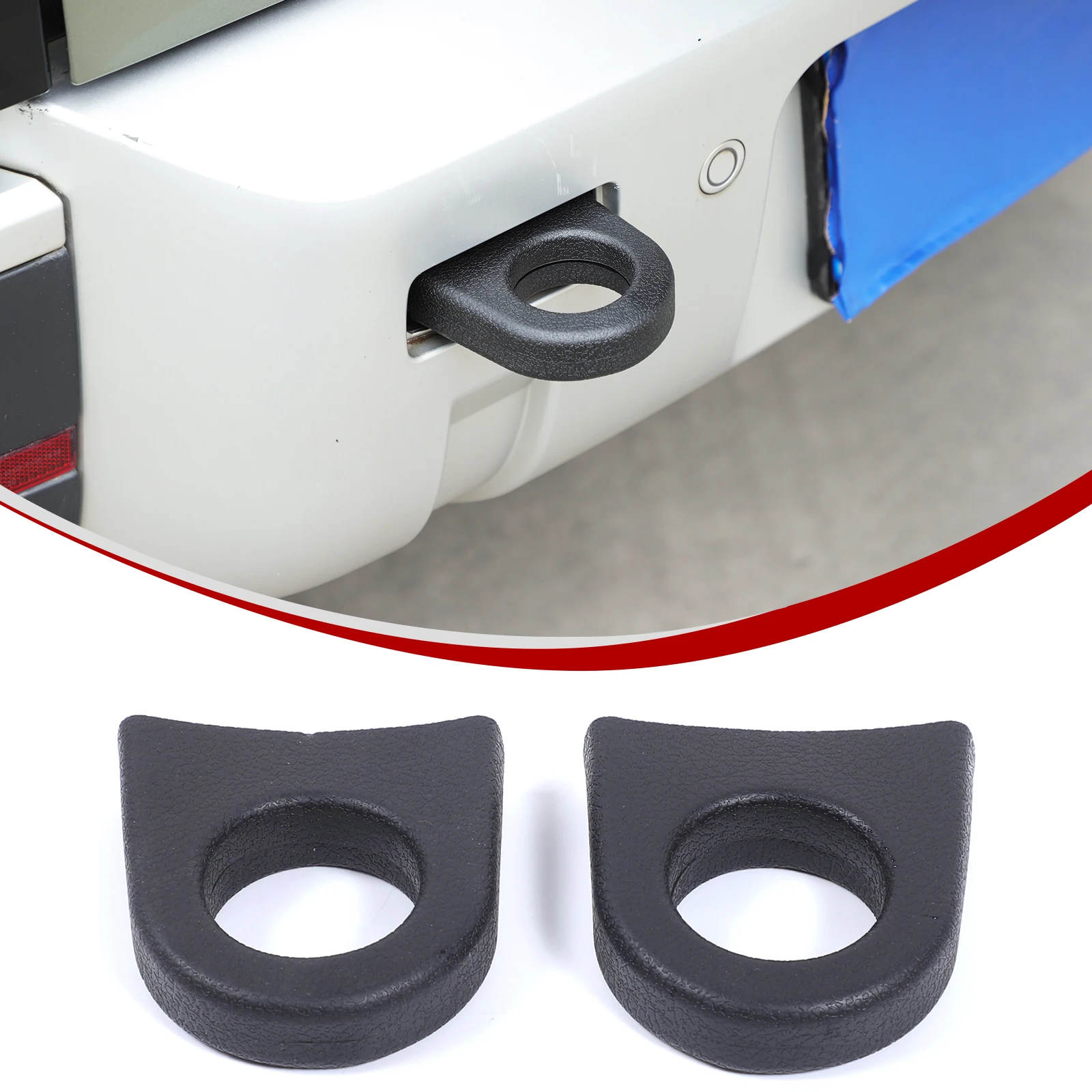 

For Land Rover Defender 2020+ rear trailer ring protective case Car trailer hook outer protective case Wear protection parts Rub