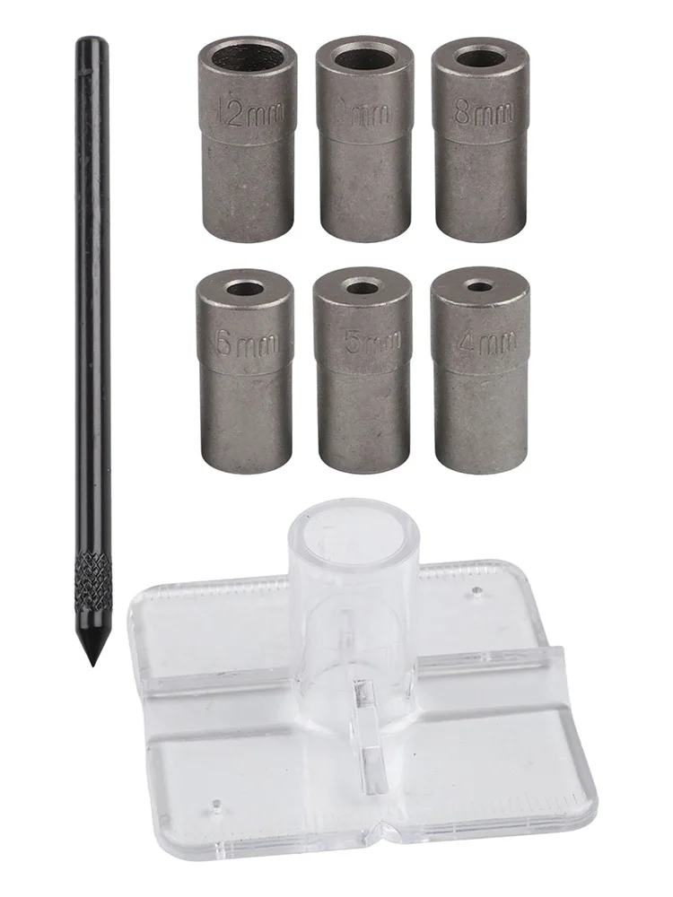 Holzbearbeitung Bohrer Guide Set Für Loch Positionierung Platte 4/5/6/8/10/12mm Holzbearbeitung Bohren Set Holzbearbeitung Locator Hand Werkzeuge