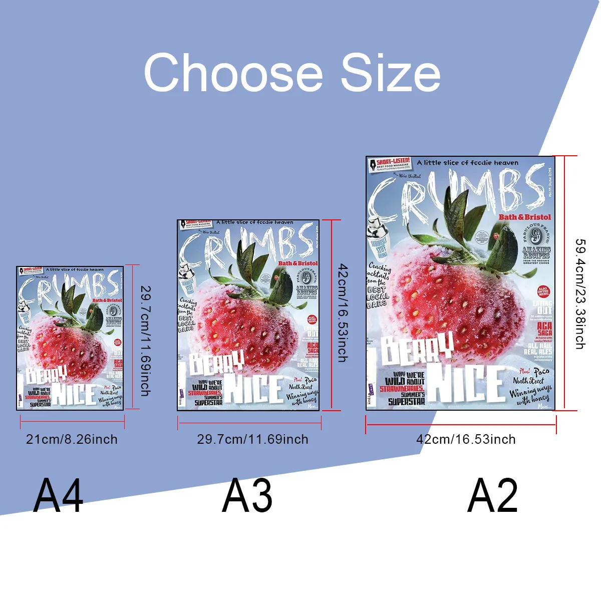 1 PC Custom Photo HD Print Canvas A4-A3-A2 Advertising Poster Portrait Family Photo Art Wall Paint No Frame image 4