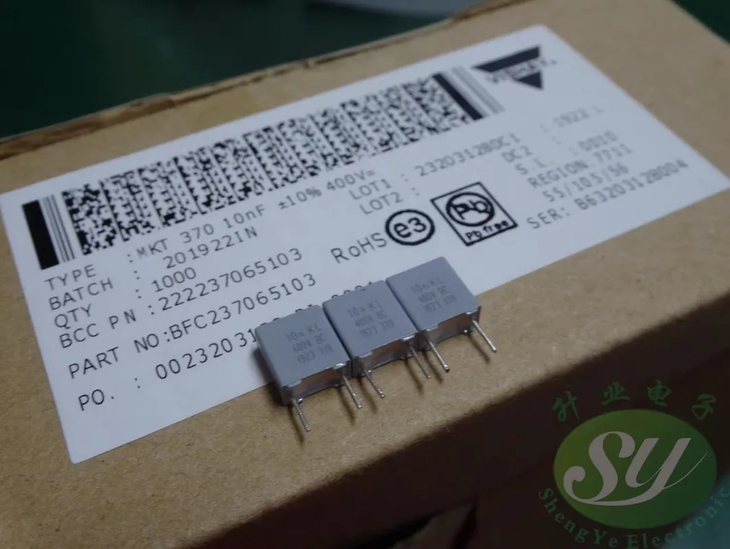 

20PCS MKT370 0.01uf/400v 10nf 103 Brand-new 5mm film capacitor