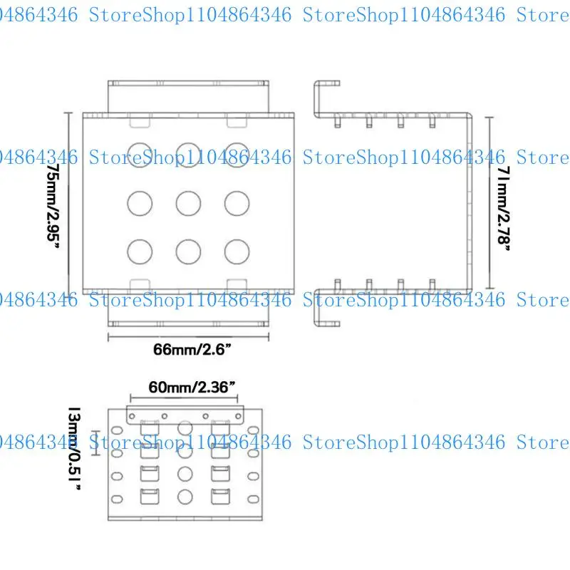 5ASD dla wspornika 4PCS 2,5 SSD dla 2,5 cala do 3,5 cala Rack Shell SSD SSD Storage Cage