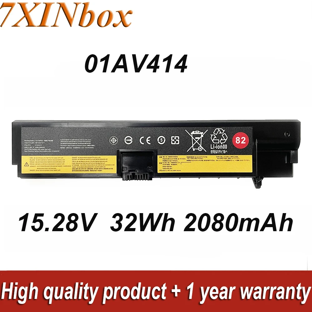

7XINbox 01AV414 01AV415 15.28V 2080mAh Laptop Battery For Lenovo Thinkpad E570 20H5005ECD 20H5005PCD 20H5A005CD E575 E570C Serie