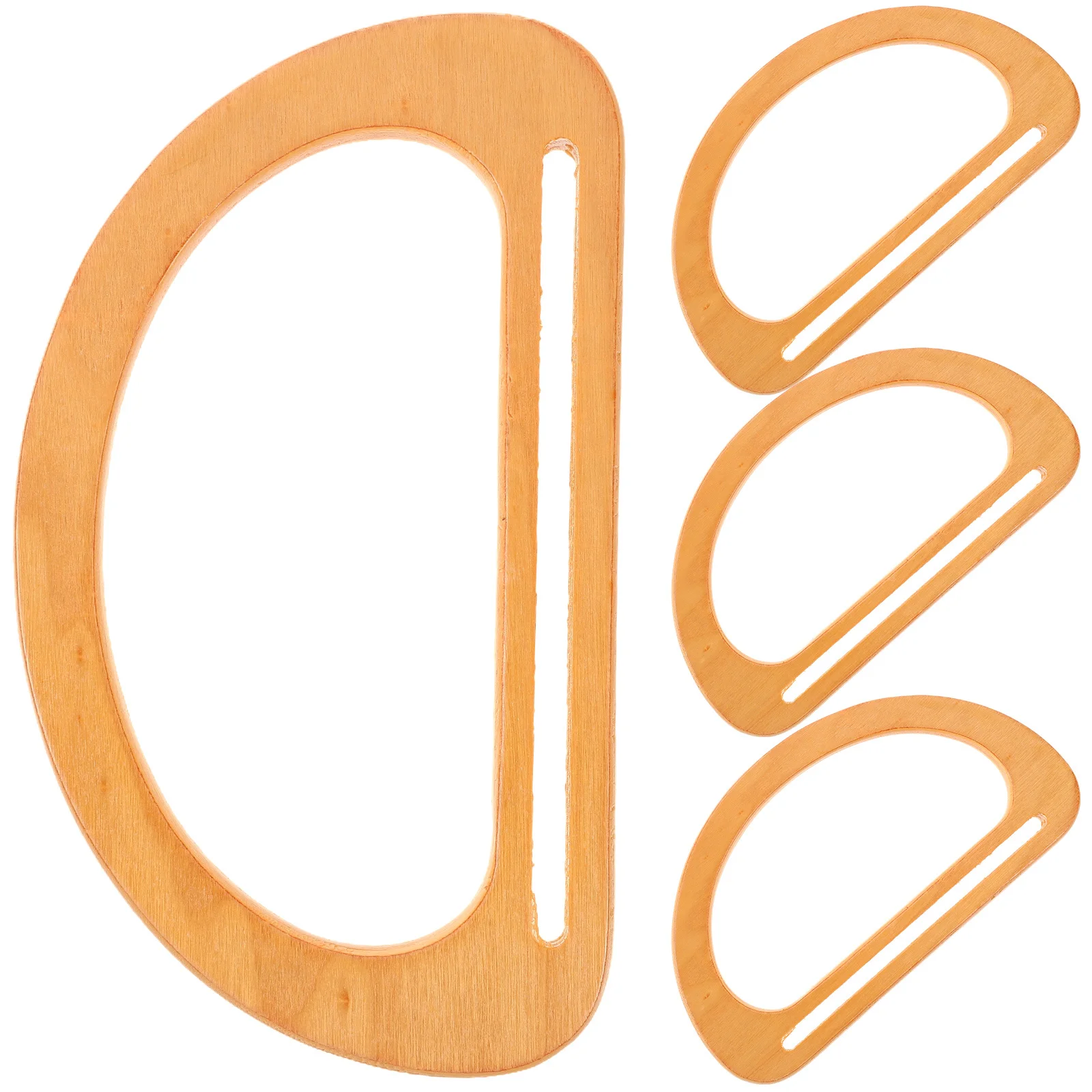 4 قطع من مقابض الحقائب ذات الشكل الصلب، ملحقات حقيبة اليد ذاتية الصنع، سهلة التركيب، خفيفة الوزن