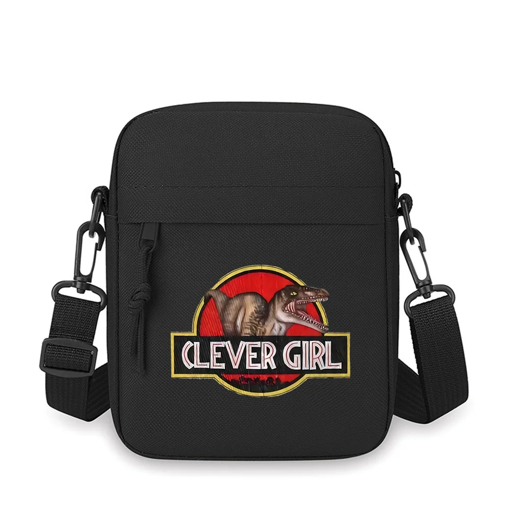 

Dinosaur teeth,open mouth,red background Men Crossbody Bag Single Shoulder Women Cartoon Anime Film Printing Design Unisex