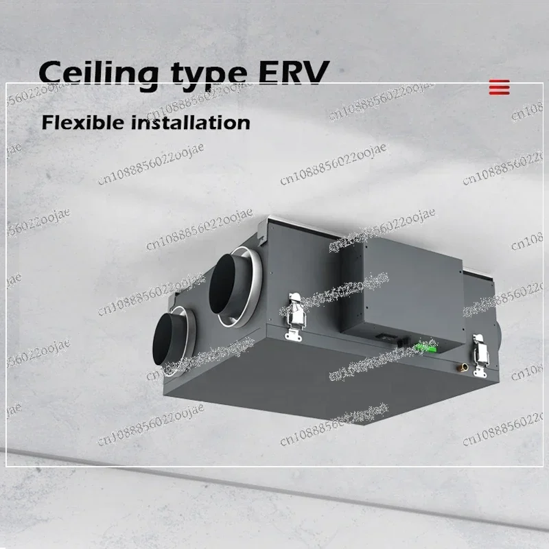 High Efficiency  Air Exchanger Erv Energy Hrv Small Heat Recuperator Recovery Ventilation Ventilator System