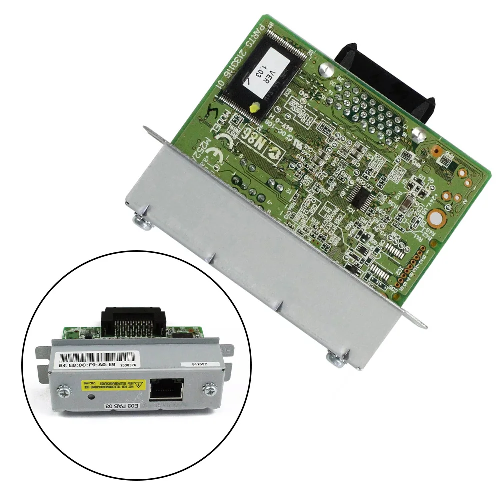 

Original Ethernet Interface Card UB-E03 E04 Network Card For TM-U220/TM-U210/TM-U288/TM-U330/TM-U375/TM-U675/TM-U275 POS Printer