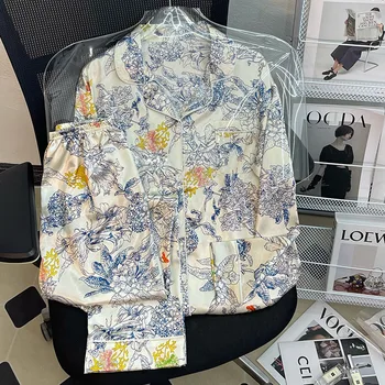 女性用長袖カーディガン,サテン,家庭用衣類,フローラル,春,夏,新品