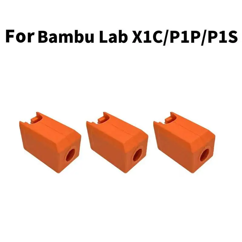 

(BF06)1PCS Silicone Heater Block Socks For X1C P1P P1S High Temp Resistance For 3D Printer Maintenance
