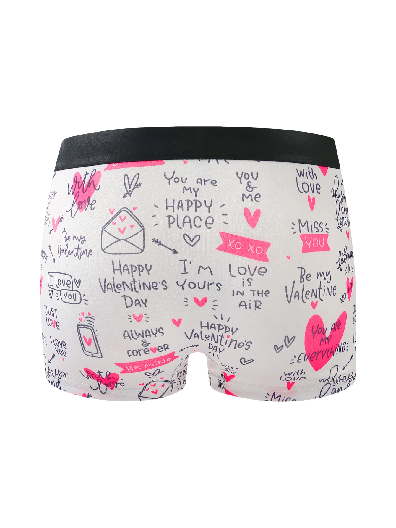 12-Pack Random Pattern Men's Boxer Briefs Heart Cherry Graffiti Print Youth Personality High Elastic Comfortable Underwear