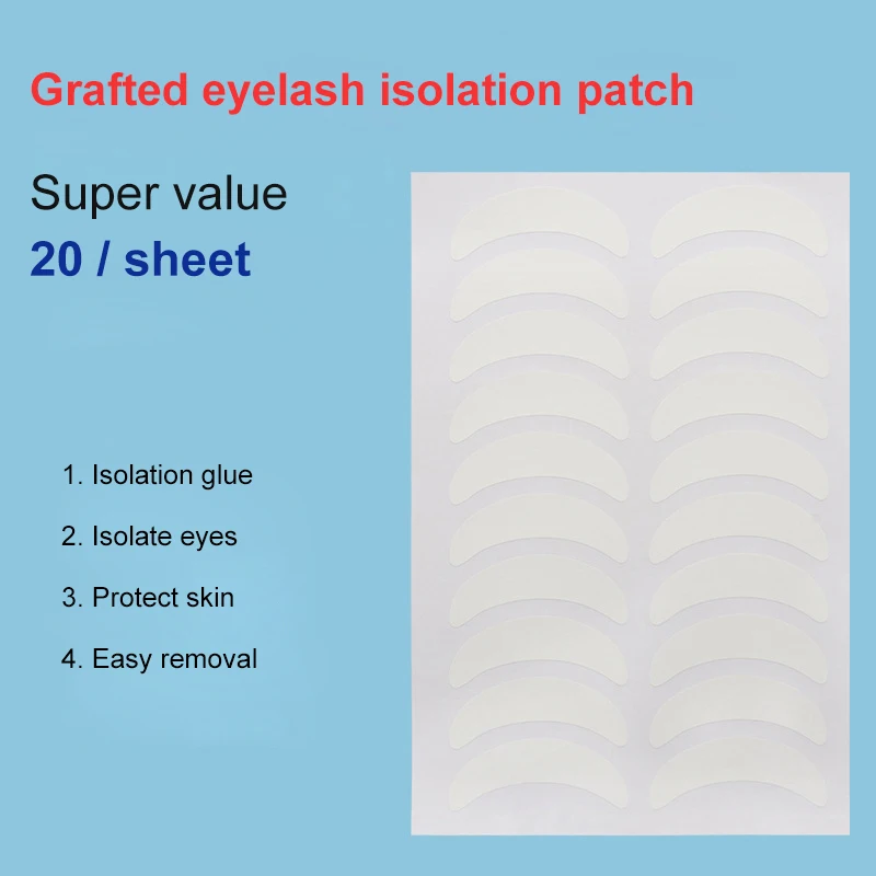 Ensemble de patchs d'extension de cils, coussinets sous les yeux, autocollants, papier adhésif, cils naturels, outil de maquillage, 1 pièce, 3 pièces, 5 pièces