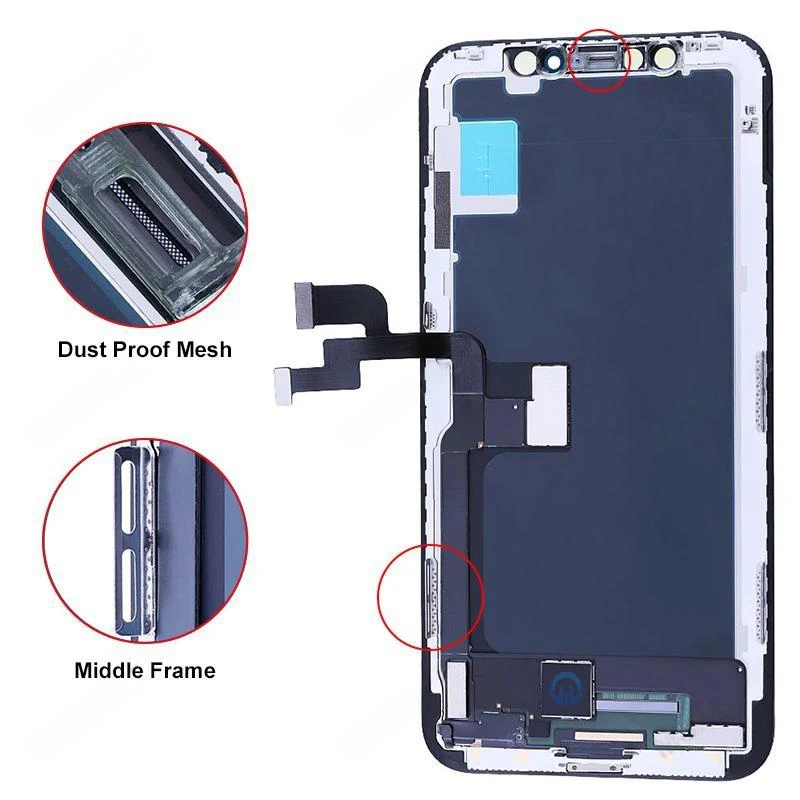 Imagem -02 - Display Lcd Oled para Iphone 3d Touch True Tone Substituição de Tela Tft para Iphone x xr xs 11 12 11 Pro Max 12 13