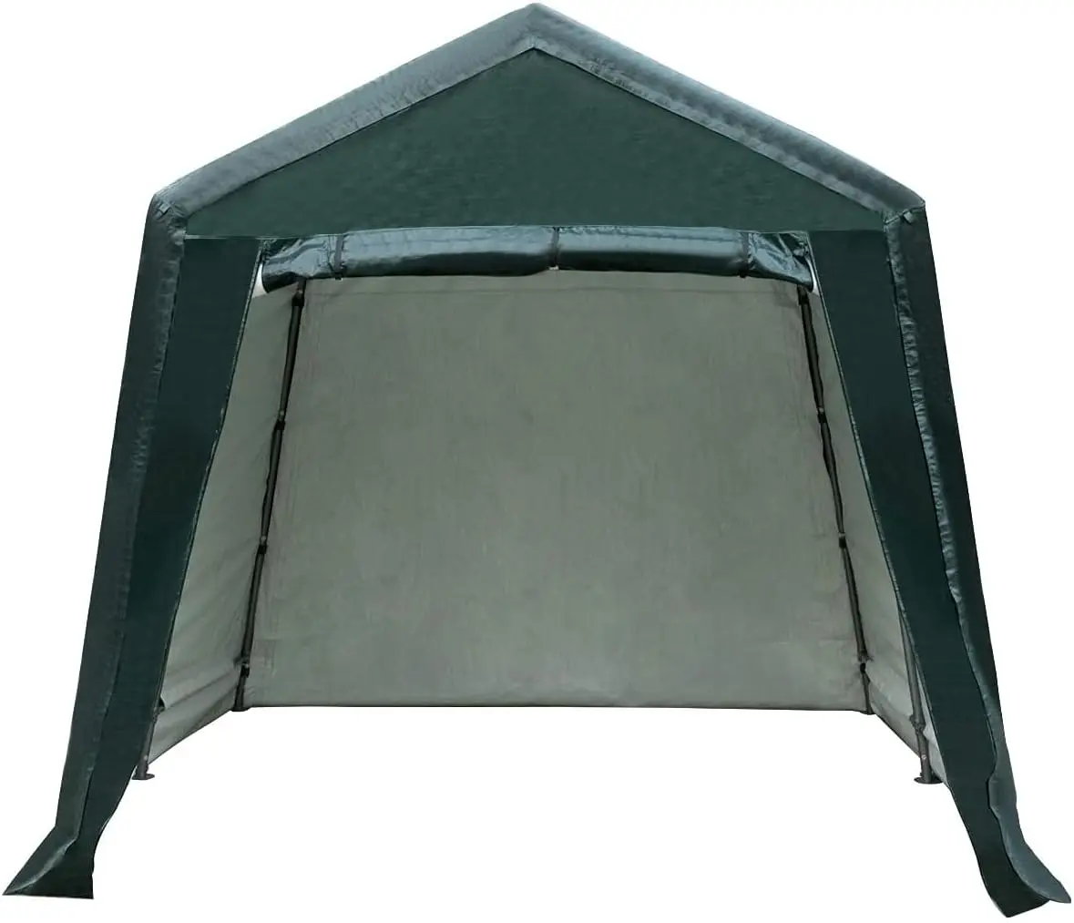 

8 Ft X 14 Ft Outdoor Carport Patio Storage Shelter Metal Frame And Waterproof Ripstop Cover For Motorcycle And Atv Car