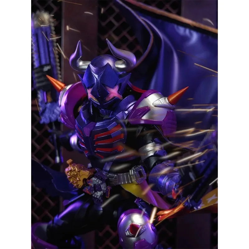 Handgefertigter tiefvioletter Umhang im Maßstab 1:12, zweifarbiger Rock, Zubehör für 6-Zoll-SHF-Kamen-Rider-Actionfiguren-Körpermodell – Detail 5