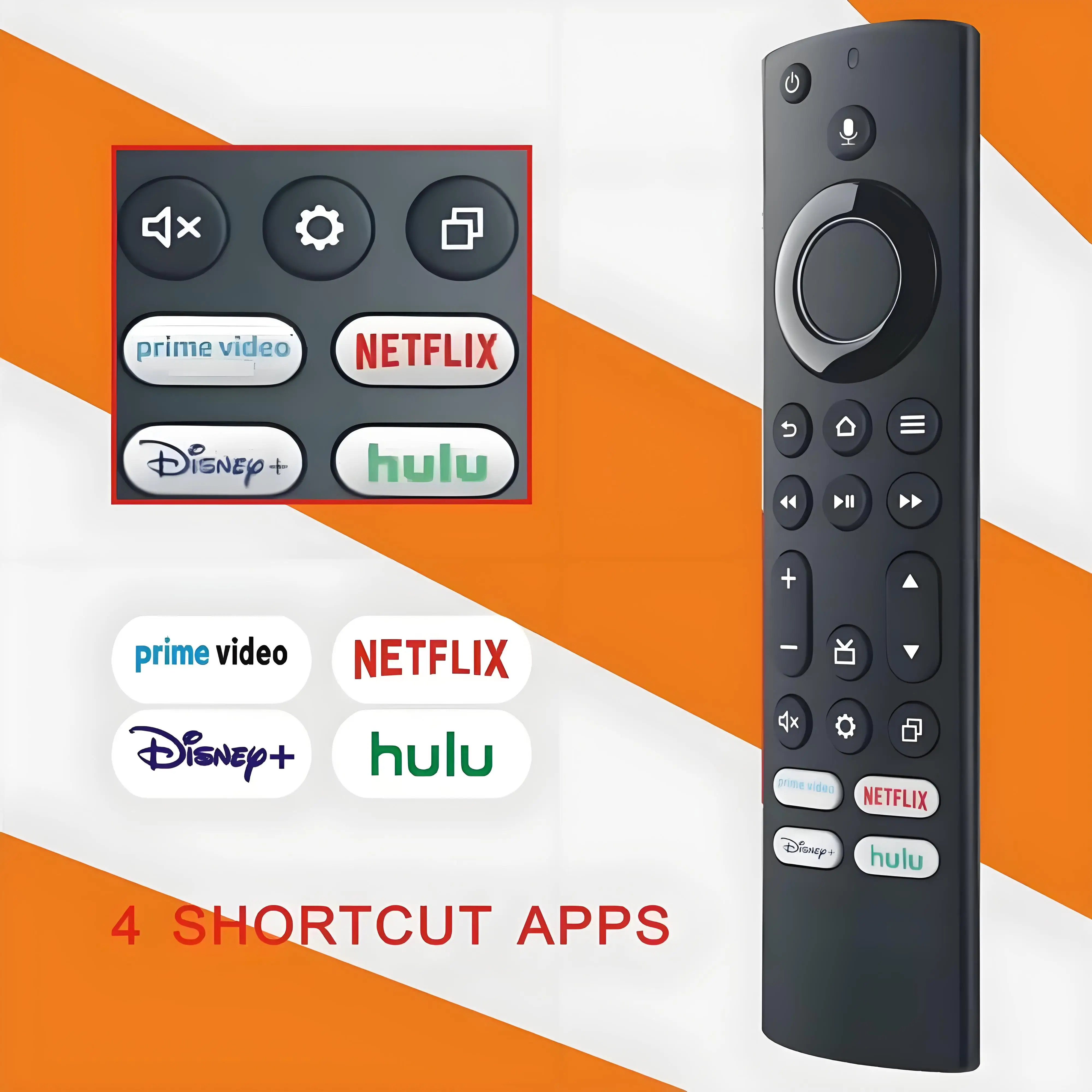 Replacement NS-RCFNA-21 Voice Remote Control Compatible with Insignia And Toshiba Fire TV