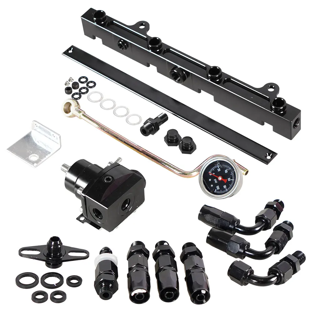 Für 7MGTE MKIII mit Schlauchleitungsanschlüssen, Ölstärke 100 psi, universell verstellbar, FPR AN6 Fitting, EFI-Kraftstoffdruckregler – Detail 9