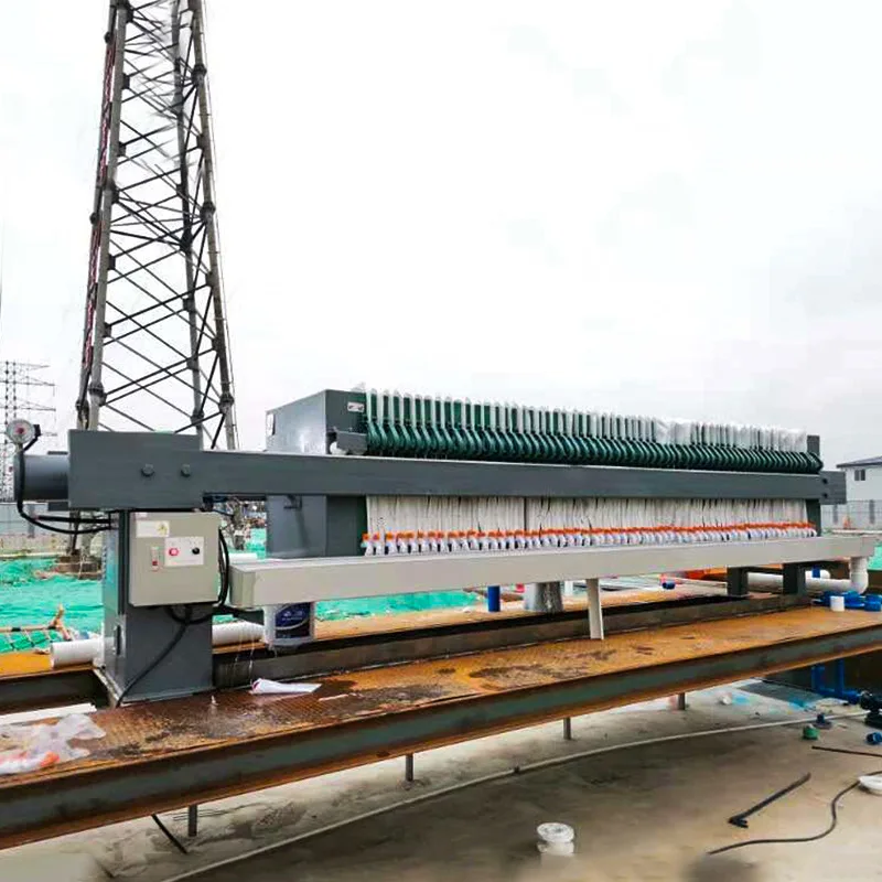 Sewage treatment equipment China Railway Construction Mud Dewatering Machine Large and Small Automatic Hydraulic Plate and Frame